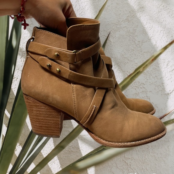 Sam Edelman Shoes - Sam Edelman Merton Bootie Ankle Brown Leather 10M